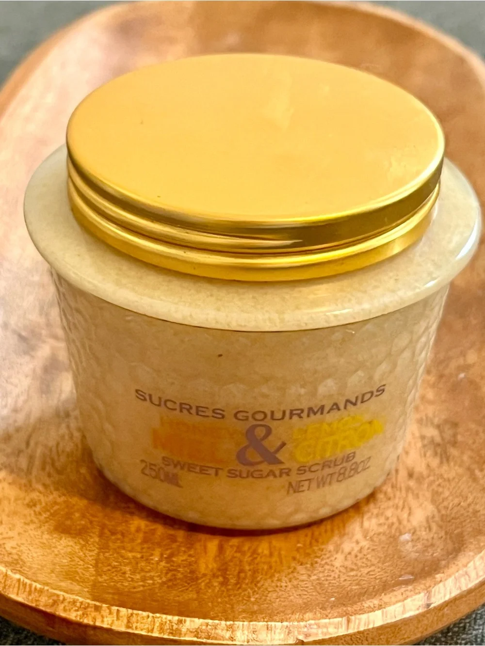 L'occitane Honey Miel & Lemon Citron Sweet Sugar Body Scrub 8.8 Oz DISCONTINUED